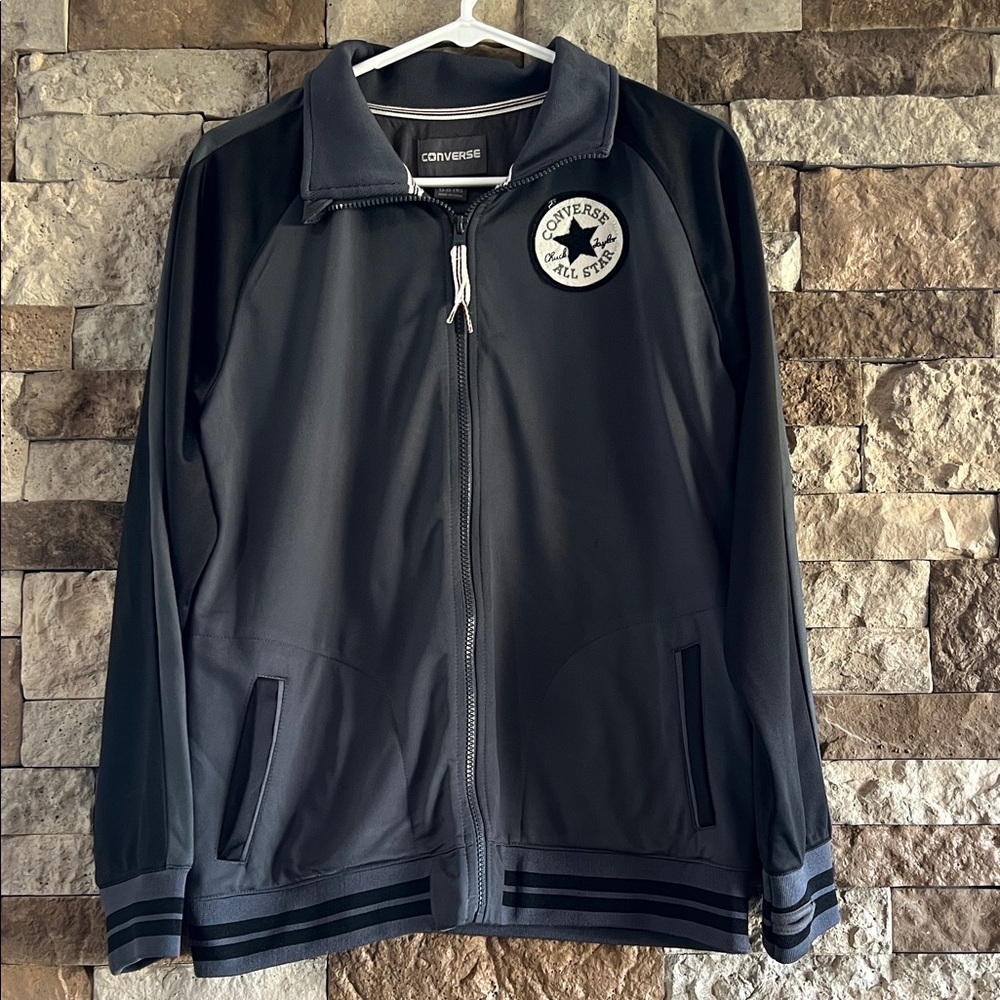 Converse Men's Black Varsity Jacket